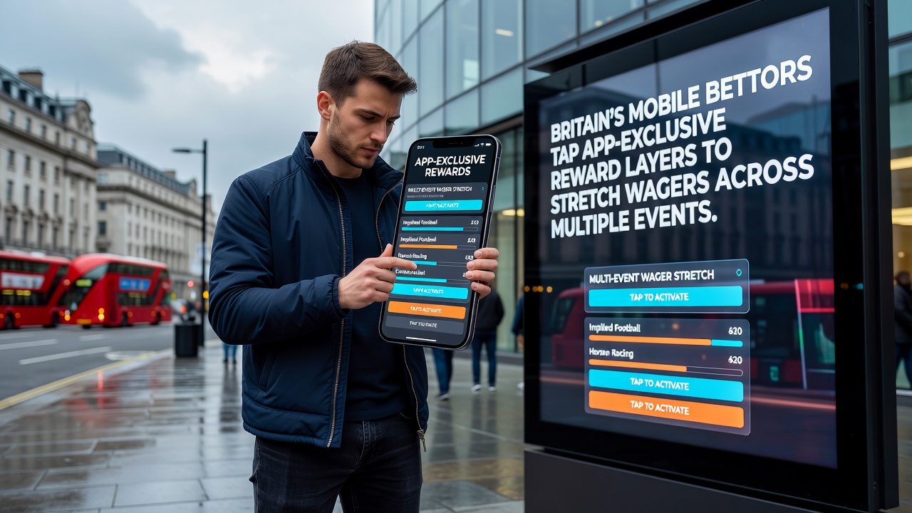 British bettor using mobile app to apply rewards across football, tennis and racing events